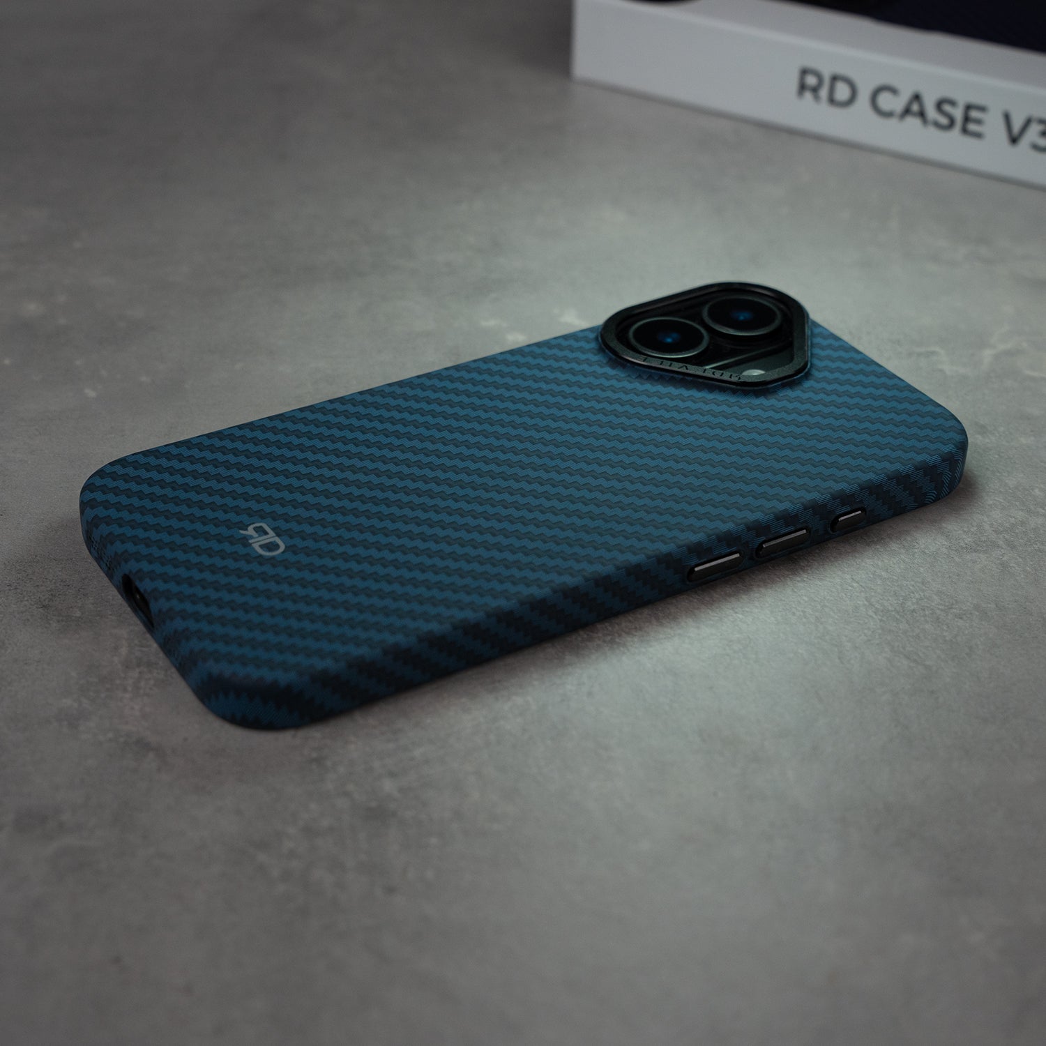 RD Carbon Fiber Case V3 (BLUE)