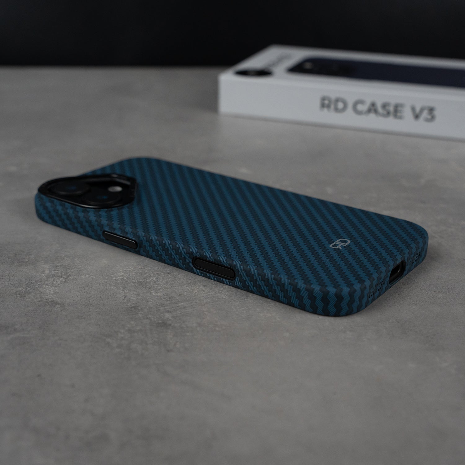 RD Carbon Fiber Case V3 (BLUE)